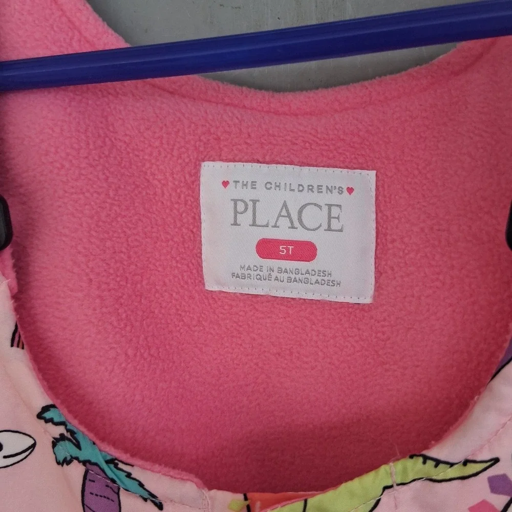Baby Girls Snow Pants 5t Pink Dinosaurs AOP EUC Children's Place TCP Gymboree